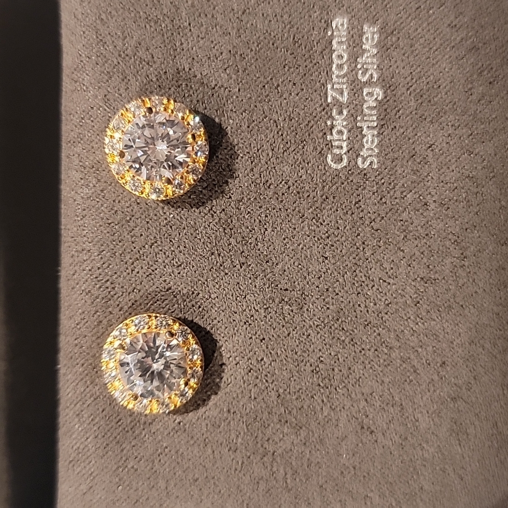 Nordstrom Cubic Zirconia Sterling Silver Earrings
